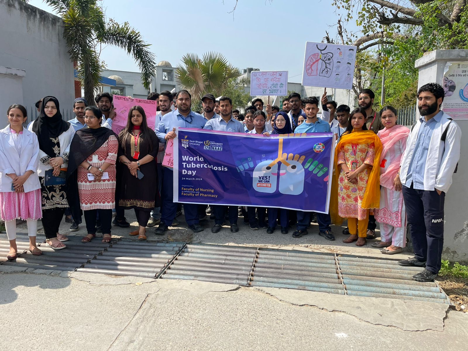 ਡੀ.ਬੀ.ਯੂ. ਦੀ ਨਰਸਿੰਗ ਫੈਕਲਟੀ ਨੇ ਚਨਾਰਥਲ ਕਲਾਂ ਵਿੱਚ ਵਿਸ਼ਵ ਟੀਬੀ ਦਿਵਸ ਮਨਾਇਆ